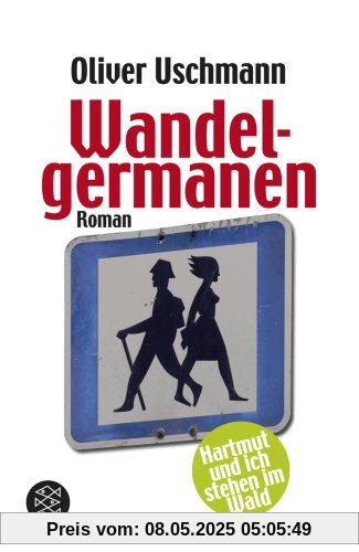 Wandelgermanen: Hartmut und ich stehen im Wald