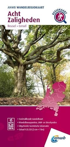 Wandelregiokaart Acht Zaligheden (Reusel - Eersel) (ANWB Wandelregiokaart) von ANWB
