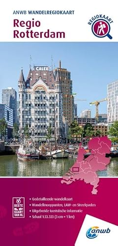Wandelregiokaart Regio Rotterdam (ANWB Wandelregiokaart) von ANWB