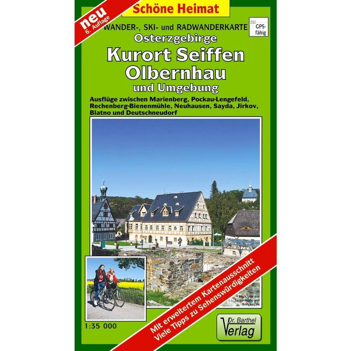 Wander- Ski- und Radwanderkarte Osterzgebirge, Kurort Seiffen, Olbernhau und Umg... Wander- Ski- und Radwanderkarte Osterzgebirge, Kurort Seiffen, Olbernhau und Umg... von Barthel Dr.
