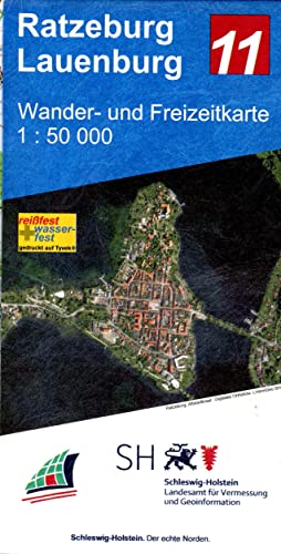 Wander- und Freizeitkarte Ratzeburg - Lauenburg: 1:50000