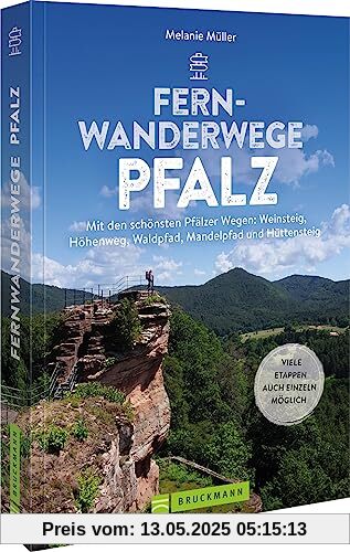 Wanderführer Deutschland – Fernwanderwege Pfalz: Weinsteig, Höhenweg, Waldpfad, Mandelpfad, Hüttensteig. Der Wanderführer Rheinland-Pfalz für alle Schwierigkeitsgrade