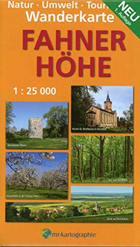 Wanderkarte Fahner Höhe von Verlag grnes Herz