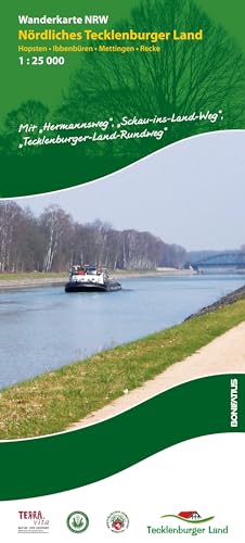 Wanderkarte NRW: Nördliches Tecklenburger Land: Hopsten - Ibbenbüren - Mettingen - Recke: Hopsten - Ibbenbüren - Mettingen - Recke - Mit ... Töddenweg (Wanderkarten NRW)