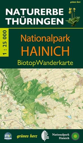 Wanderkarte Nationalpark Hainich: BiotopWanderkarte Wanderkarte Nationalpark Hainich: BiotopWanderkarte von grünes herz