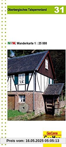 Wanderkarte Oberbergisches Talsperrenland 1:25.000, WK 31 (Geo Map)