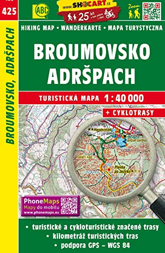 Broumovsko, Adršpach / Braunau, Adersbach (Wander - Radkarte 1:40.000): Turisticke Mapy Cesko (SHOCart Wander - Radkarte 1:40.000 Tschechien, Band 425) Broumovsko, Adršpach / Braunau, Adersbach (Wander - Radkarte 1:40.000): Turisticke Mapy Cesko (SHOCart Wander - Radkarte 1:40.000 Tschechien, Band 425) von Freytag + Berndt