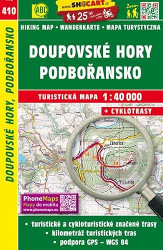 Doupovské hory, Podbořansko / Duppauer Gebirge, Goldbachland (Wander - Radkarte 1:40.000) (SHOCart Wander - Radkarte 1:40.000 Tschechien, Band 410) von Freytag + Berndt