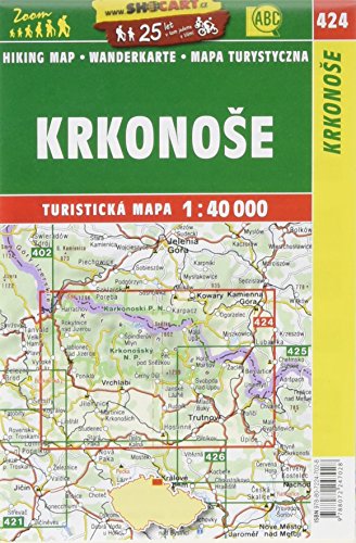 Krkonoše / Riesengebirge (Wander - Radkarte 1:40.000): Turisticke Mapy Cesko (SHOCart Wander - Radkarte 1:40.000 Tschechien, Band 424) von Freytag + Berndt