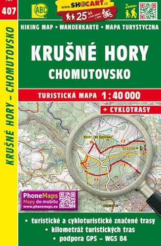 Krušné hory - Chomutov / Erzgebirge - Komotau (Wander - Radkarte 1:40.000) (SHOCart Wander - Radkarte 1:40.000 Tschechien, Band 407) von Freytag + Berndt