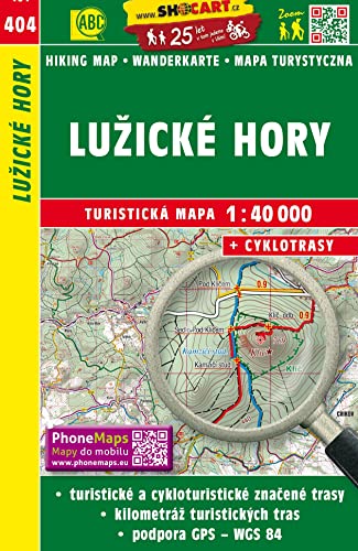 Lužické hory / Lausitzer Gebirge (Wander - Radkarte 1:40.000): Turisticke Mapy Cesko (SHOCart Wander - Radkarte 1:40.000 Tschechien, Band 404) von Freytag + Berndt