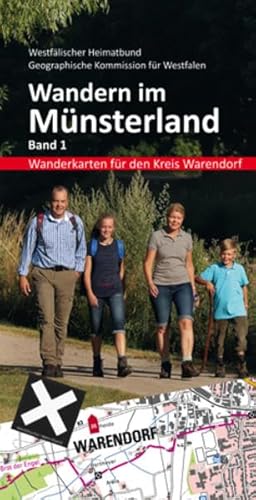 Wandern im Münsterland: Band 1: Wanderkarten für den Kreis Warendorf: Band 1: Wanderkarte Kreis Warendorf von Aschendorff Verlag