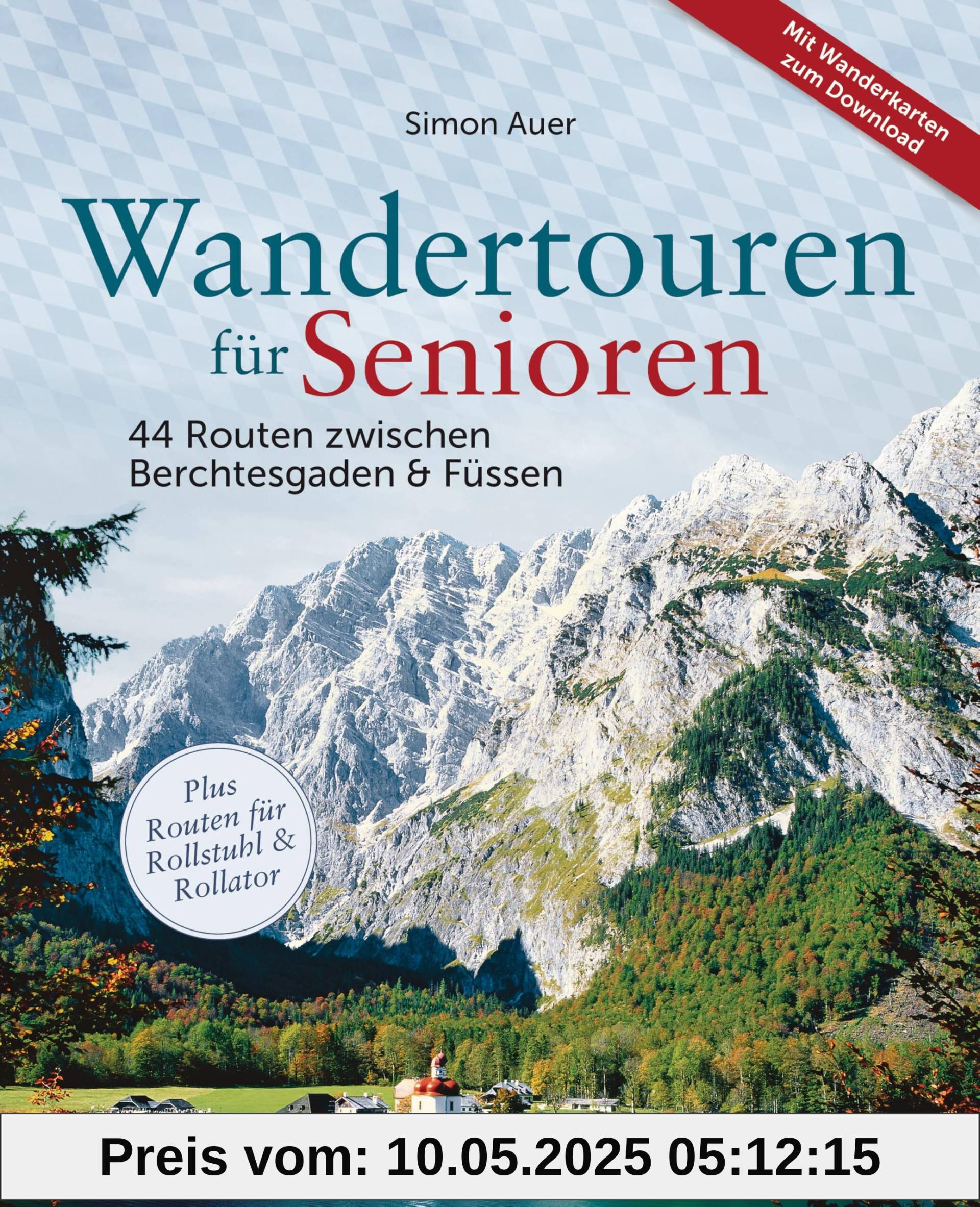 Wandertouren für Senioren. 44 Routen zwischen Berchtesgaden & Füssen plus Routen für Rollstuhl und Rollator. Auch für Kinderwagen geeignet.: Mit 44 Wanderkarten zum Download Wandertouren für Senioren. 44 Routen zwischen Berchtesgaden & Füssen plus Routen für Rollstuhl und Rollator. Auch für Kinderwagen geeignet.: Mit 44 Wanderkarten zum Download