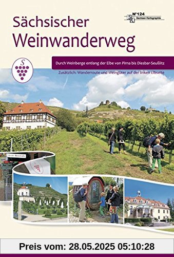 Wandertourenführer Sächsischer Weinwanderweg: 7-teiliges Wanderkartenset Wandertourenführer Sächsischer Weinwanderweg: 7-teiliges Wanderkartenset