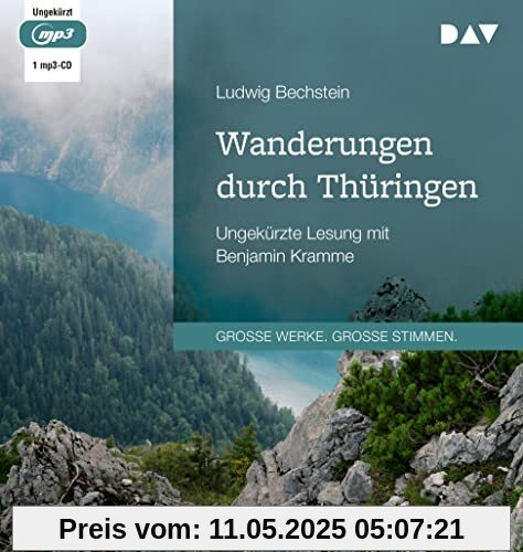 Wanderungen durch Thüringen: Lesung mit Benjamin Kramme (1 mp3-CD): Ungekürzte Lesung mit Benjamin Kramme (1 mp3-CD)