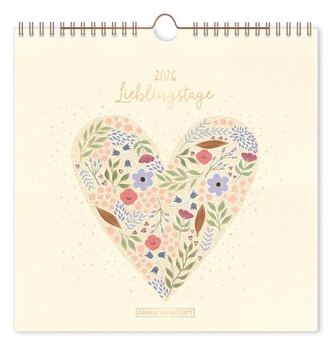 Wandkalender quadratisch 2026 Lieblingstage: Wandkalender Wandkalender quadratisch 2026 Lieblingstage: Wandkalender von Grafik Werkstatt "Das Original"