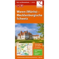 Waren (Müritz)  Mecklenburgische Schweiz 1 : 50 000 Rad- und Wanderkarte