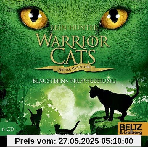 Warrior Cats - Special Adventure. Blausterns Prophezeiung: Gelesen von Marian Funk, 6 CDs in der Multibox, ca. 8 Std. 15 Min. Warrior Cats - Special Adventure. Blausterns Prophezeiung: Gelesen von Marian Funk, 6 CDs in der Multibox, ca. 8 Std. 15 Min.
