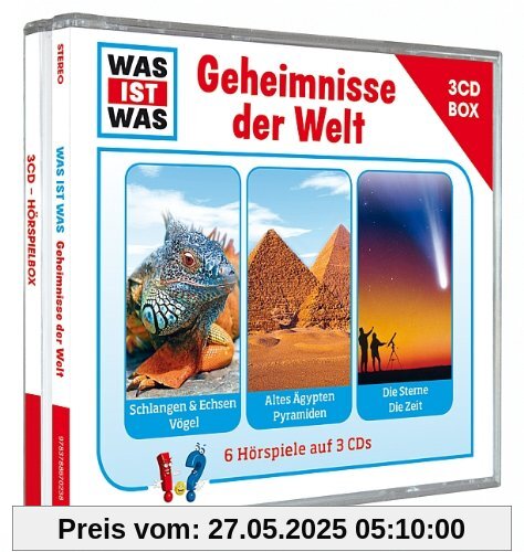 Was Ist Was 3-CD Hörspielbox Vol.3 - Geheimnisse der Welt Was Ist Was 3-CD Hörspielbox Vol.3 - Geheimnisse der Welt