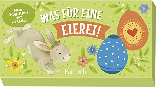 Was für eine Eierei!: Mein Oster-Memo mit 40 Karten | Memo-Spiel in Eierform | Spielspaß für die ganze Familie und ideal als Ostergeschenk ab 4 Jahren (Geschenke fürs Osternest)