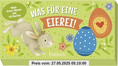 Was für eine Eierei!: Mein Oster-Memo mit 40 Karten | Memo-Spiel in Eierform | Spielspaß für die ganze Familie und ideal als Ostergeschenk ab 4 Jahren Was für eine Eierei!: Mein Oster-Memo mit 40 Karten | Memo-Spiel in Eierform | Spielspaß für die ganze Familie und ideal als Ostergeschenk ab 4 Jahren