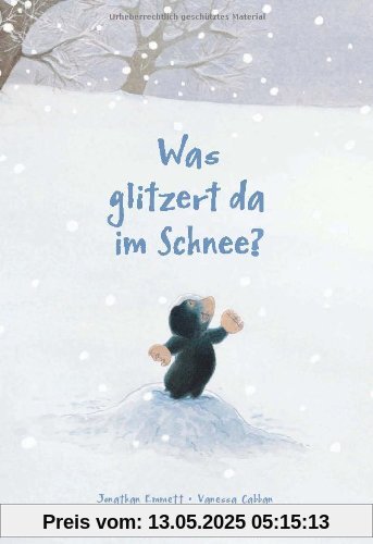 Was glitzert da im Schnee?