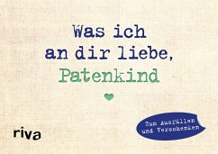 Was ich an dir liebe, Patenkind - Miniversion von riva Verlag