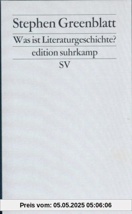Was ist Literaturgeschichte? (edition suhrkamp)