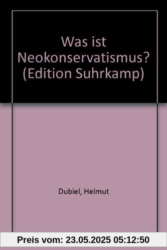 Was ist Neokonservatismus? ( Neue Folge, 313).