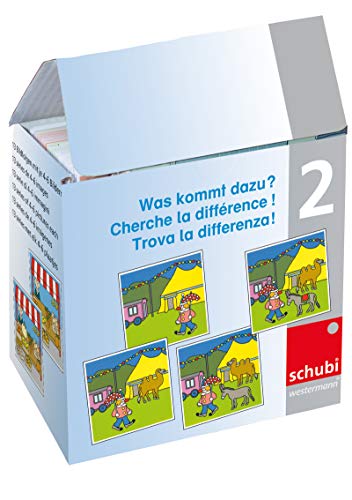 Was kommt dazu?: Box 2 Bilderbox mit 73 Karten (Was kommt dazu?: Den Unterschied von Bild zu Bild suchen) von SCHUBI Lernmedien