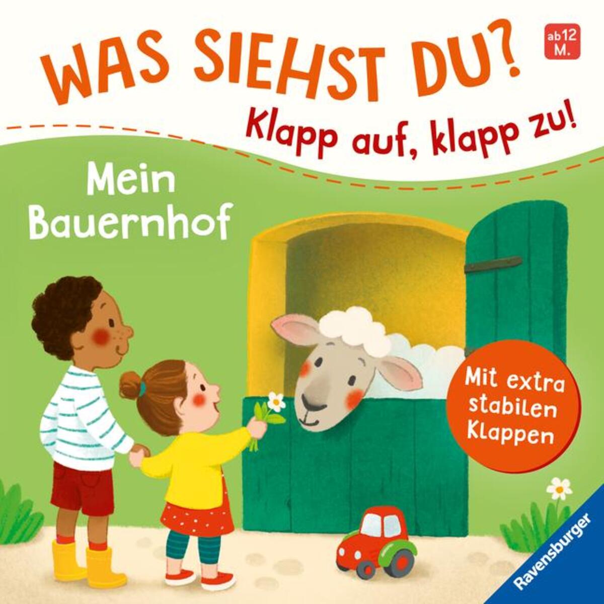 Was siehst du? Klapp auf, klapp zu! Mein Bauernhof von Ravensburger Verlag
