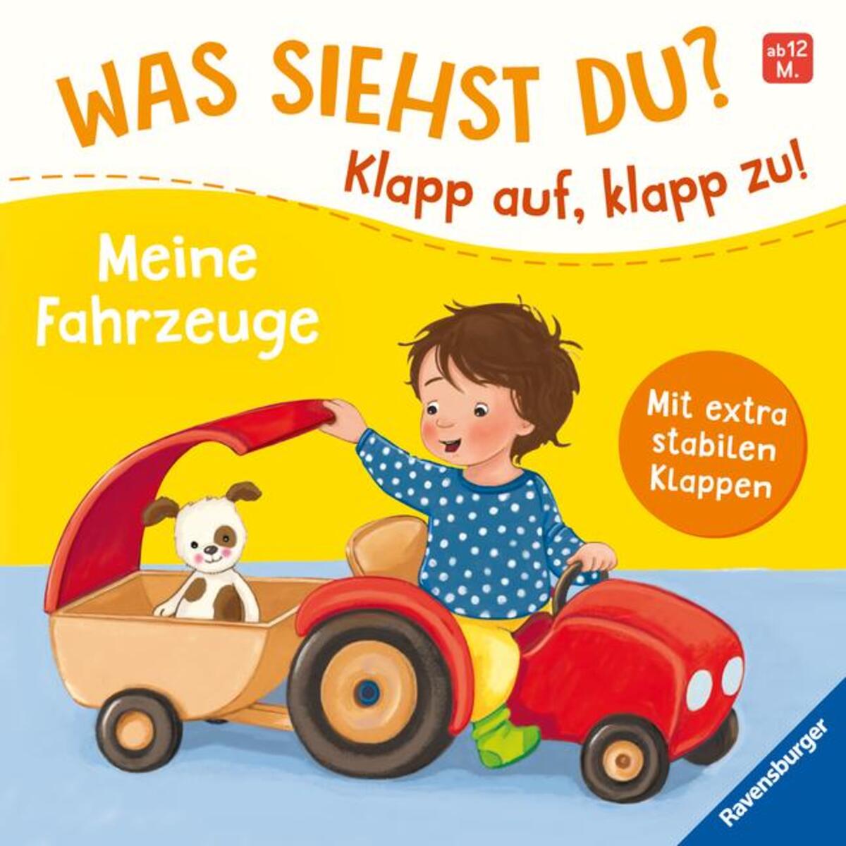 Was siehst du? Klapp auf, klapp zu! Meine Fahrzeuge von Ravensburger Verlag