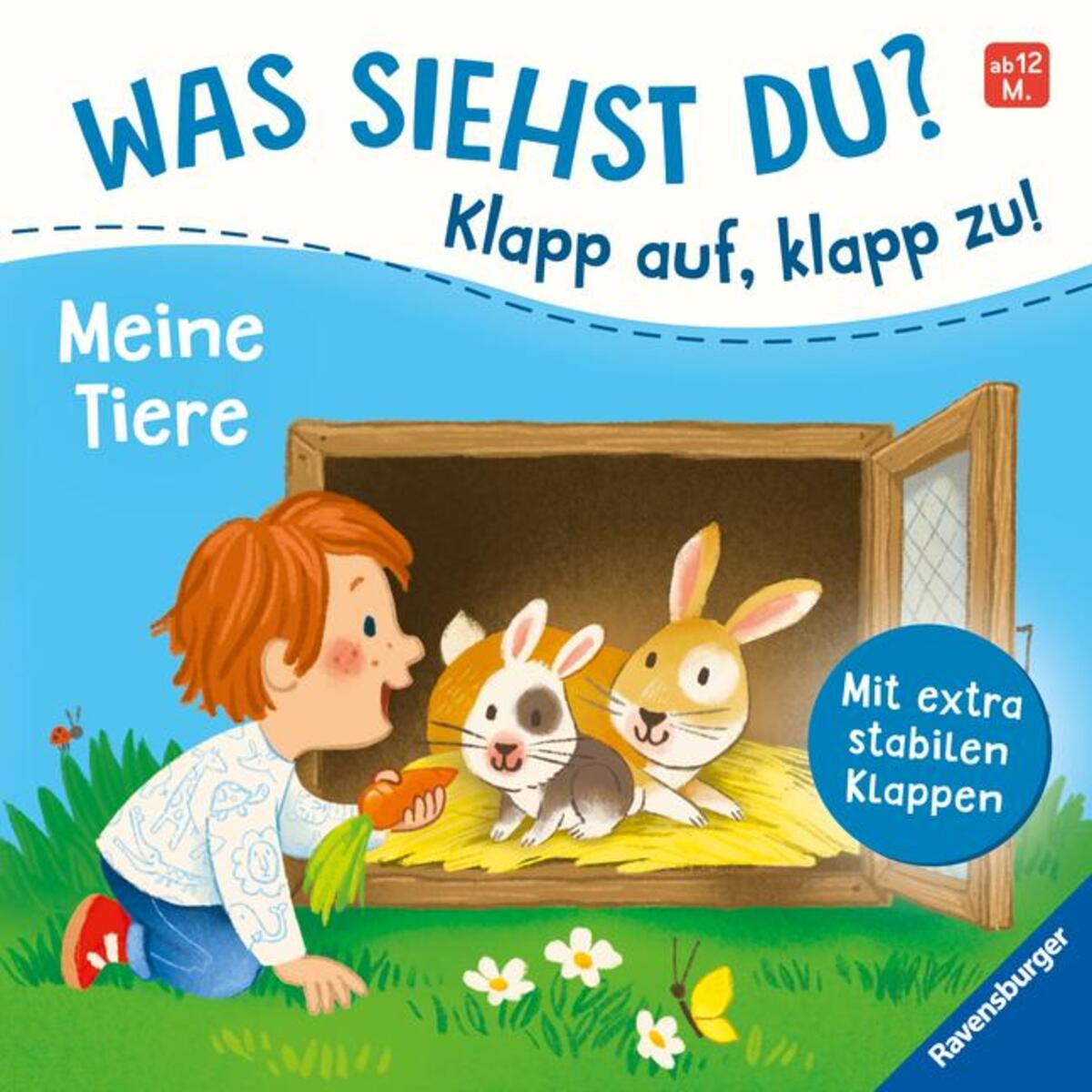 Was siehst du? Klapp auf, klapp zu! Meine Tiere von Ravensburger Verlag