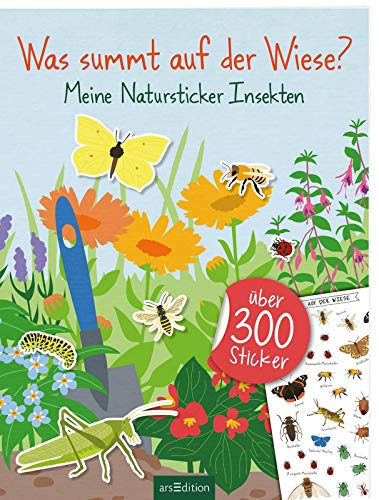 Was summt auf der Wiese? – Meine Natursticker Insekten: Über 300 Sticker | Tier-Stickerheft für naturbegeisterte Kinder ab 4 Jahren