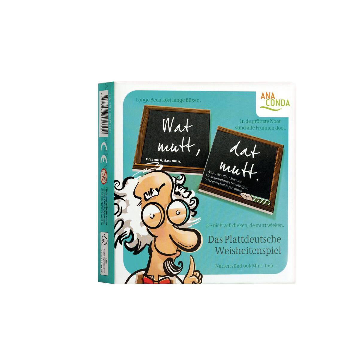 Wat mutt, dat mutt. Das Plattdeutsche Weisheitenspiel Wat mutt, dat mutt. Das Plattdeutsche Weisheitenspiel von Anaconda Verlag