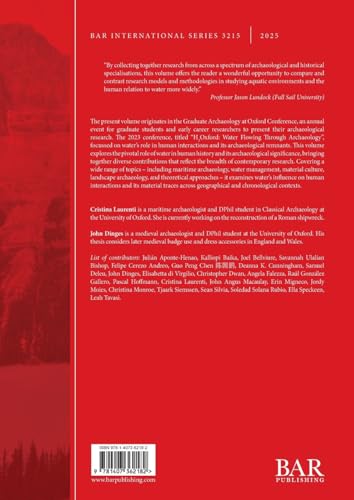 Water Flowing through Archaeology: Proceedings from the 2023 Graduate Archaeology at Oxford Conference (International) von British Archaeological Reports (Oxford) Ltd