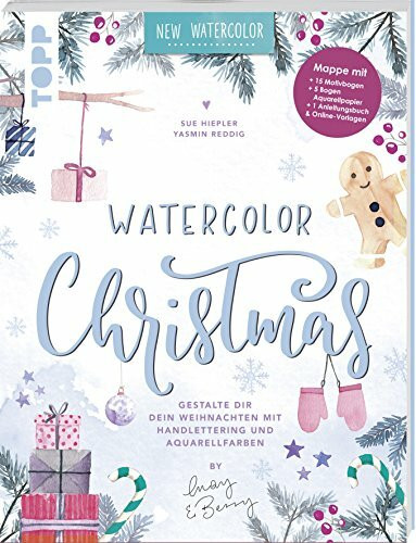 Watercolor Christmas. Gestalte dir dein Weihnachten mit Handlettering und Aquarellfarben by Ma... Watercolor Christmas. Gestalte dir dein Weihnachten mit Handlettering und Aquarellfarben by Ma...