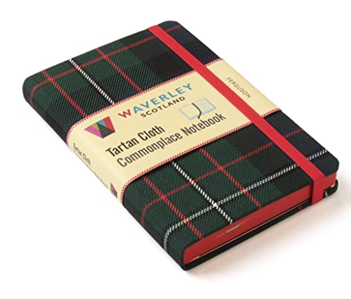 Waverley (M): Ferguson Tartan Cloth Commonplace Notebook (Waverley Genuine Scottish Tartan Notebook)