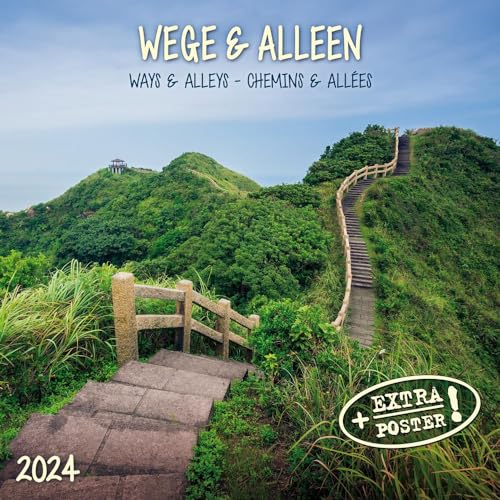 Ways and Alleys/Wege und Alleen 2024: Kalender 2024 (Artwork Edition) von Tushita PaperArt