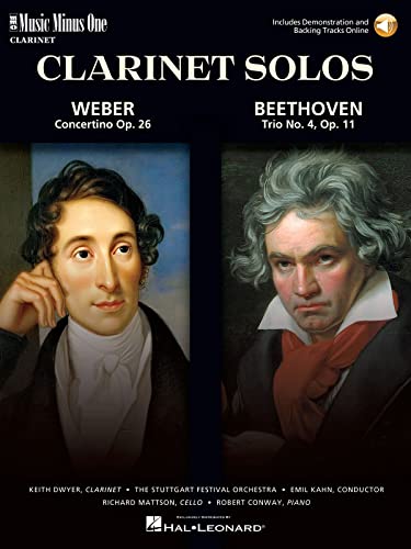 Weber Concertino Op 26, J109 Beethoven Piano Trio No 4 Street Song Op 11 Clarinet: Music Minus One Clarinet von Music Minus One