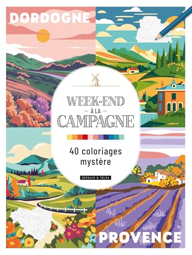 Week-end à la campagne - 40 coloriages mystère von DESSAIN TOLRA