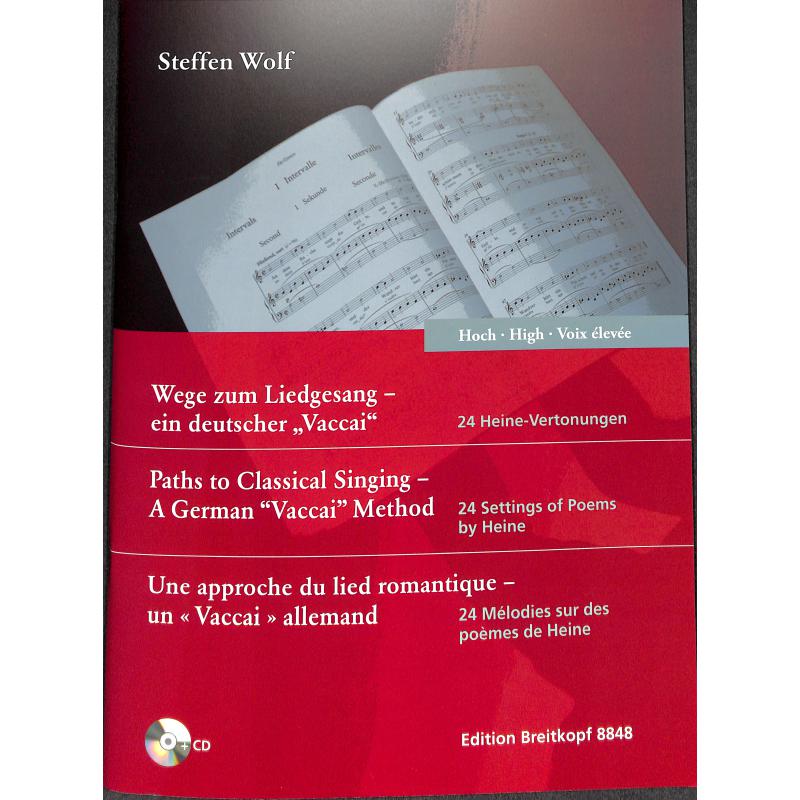 Wege zum Liedgesang - ein deutscher Vaccai Wege zum Liedgesang - ein deutscher Vaccai