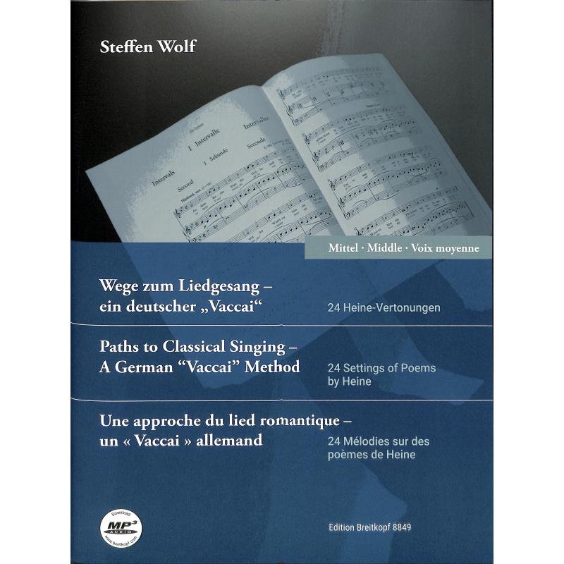 Wege zum Liedgesang - ein deutscher Vaccai Wege zum Liedgesang - ein deutscher Vaccai