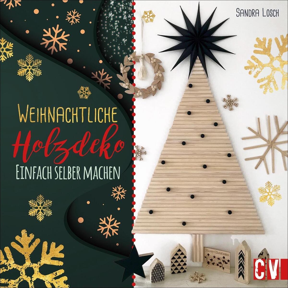 Weihnachtliche Holzdeko von Christophorus Verlag