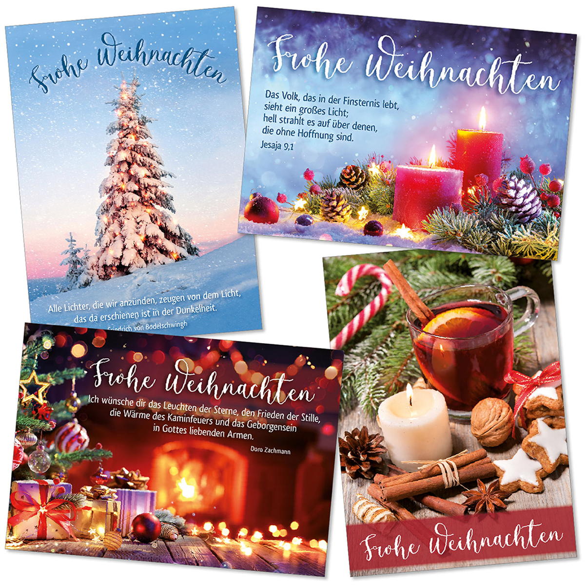 Weihnachts-Postkartenserie von Kawohl-Verlag