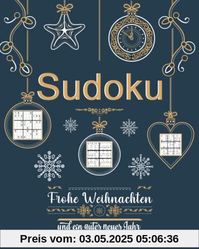 Weihnachts Sudoku: Frohe Weihnachten Rätsel mit 150 Sudoku in 4 Schwierigkeitsstufen|Weihnachtsgeschenke Kleinigkeiten für Familie, Kollegen, Freunde Weihnachts Sudoku: Frohe Weihnachten Rätsel mit 150 Sudoku in 4 Schwierigkeitsstufen|Weihnachtsgeschenke Kleinigkeiten für Familie, Kollegen, Freunde