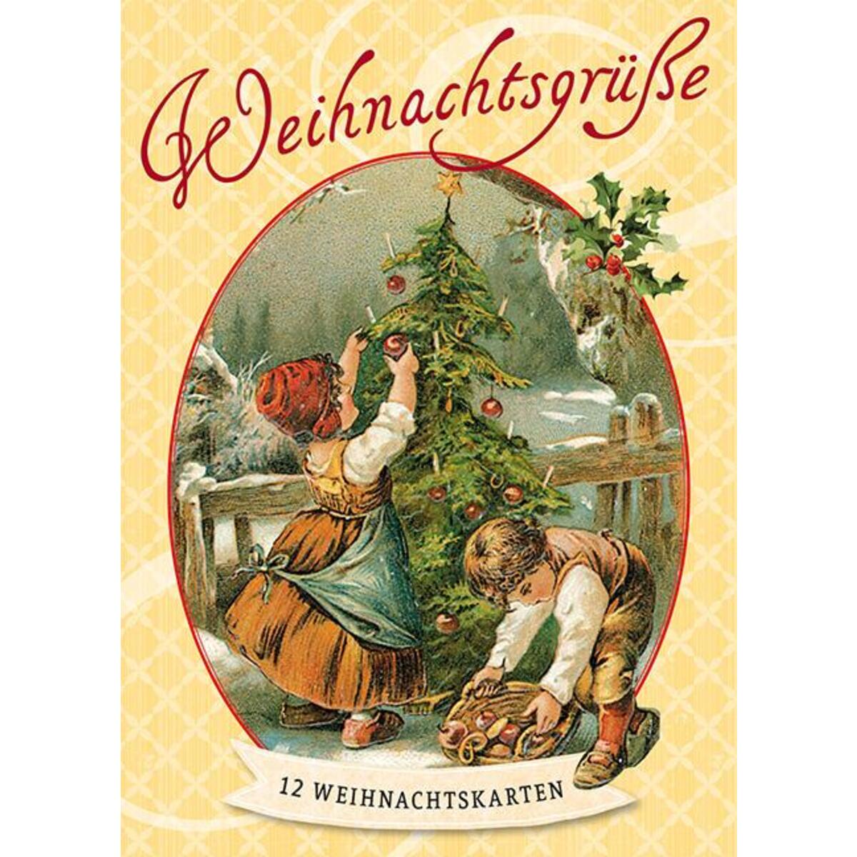 Weihnachtsgrüße - Nostalgiepostkarten von Kaufmann Ernst Vlg GmbH