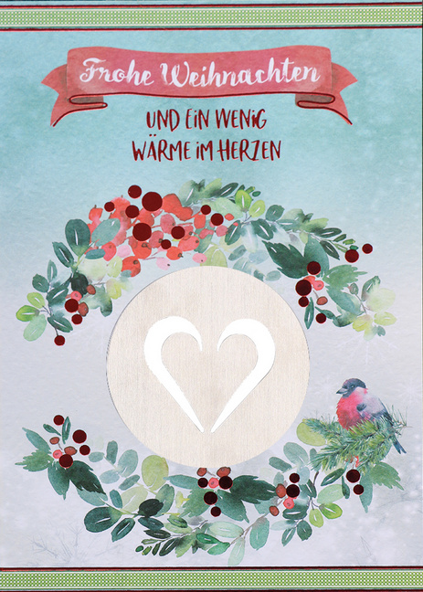 Weihnachtskarte: Ein wenig Wärme im Herzen von Butzon & Bercker