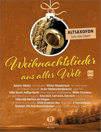 Weihnachtslieder aus aller Welt - Altsaxofon von Editionen Halbig
