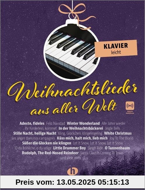 Weihnachtslieder aus aller Welt - Klavier leicht